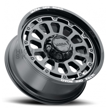 Ultra Wheel 17 Diameter -12 Offset Gloss With Milled Accents Single - 111-7935BM12-1
