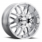 Ultra Wheel 17 Diameter 12 Offset Chrome Plated Single - 203-7983C+12