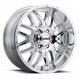 Ultra Wheel Hunter 203 - 17 x 9 Silver - 203-7984C+18