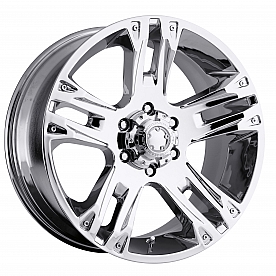 Ultra Wheel Maverick 234/235 - 17 x 8 Silver - 235-7883C