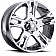 Ultra Wheel Maverick 234/235 - 17 x 8 Silver - 235-7884C