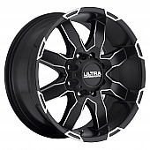 Ultra Wheel Phantom 225 - 18 x 9 Black With Diamond Cut Accents - 225-8983U+12