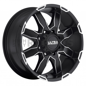 Ultra Wheel Phantom 225 - 18 x 9 Black With Diamond Cut Accents - 225-8983U+12