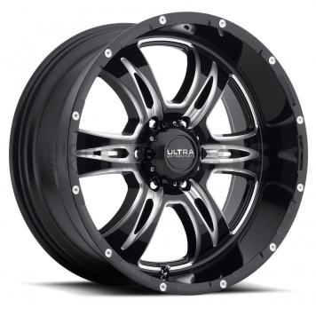 Ultra Wheel 18 Diameter 1 Offset Gloss With Machined Accents Single - 249-8983BM+01