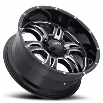 Ultra Wheel 18 Diameter 1 Offset Gloss With Machined Accents Single - 249-8983BM+01-1