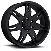 Ultra Wheel Gauntlet 237/238 - 17 x 9 Black - 237-7983B