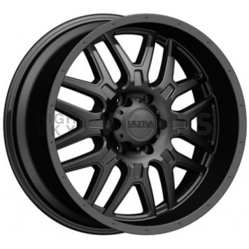 Ultra Wheel 17 Diameter 12 Offset Satin Clear Coated Single - 203-7983SB+12