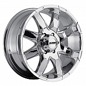 Ultra Wheel 18 Diameter 25 Offset Chrome Plated Single - 225-8984C+25