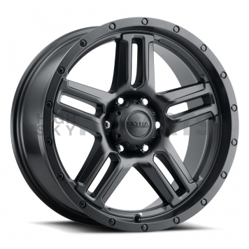 Ultra Wheel 17 Diameter 12 Offset Satin Clear Coated Single - 258-7983SB+12