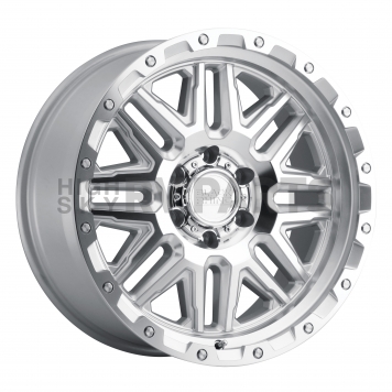Black Rhino Wheel Alamo - 18 x 9 Silver With Natural Face And Stainless Bolts - 1890ALA126140S12