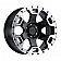 Black Rhino Wheel Gauntlet - 18 x 9 Black With Natural Lip - 1890GLT-86140B12