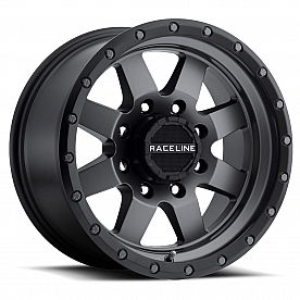 RaceLine Wheel 18 Diameter -12 Offset Aluminum Gun Metal Single
