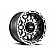 Grid Wheel GD09 - 18 x 9 Black With Natural Accents - GD0918090237F106