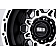 Grid Wheel GD09 - 18 x 9 Black With Natural Accents - GD0918090237F106