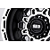 Grid Wheel GD09 - 18 x 9 Black With Natural Accents - GD0918090237F1506