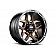 Grid Wheel GD07 - 18 x 9 Bronze With Black Lip - GD0718090237R106
