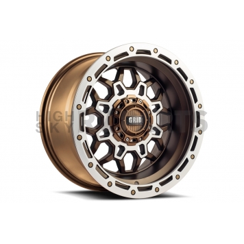 Grid Wheel GD09 - 18 x 9 Bronze With Natural Accents - GD0918090237Z0006