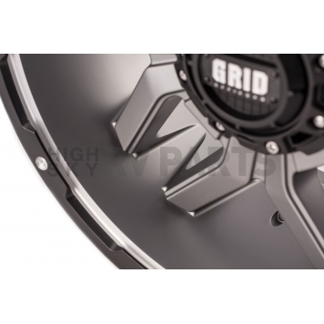 Grid Wheel GD07 - 18 x 9 Anthracite Gray With Black Lip - GD0718090237A106-4