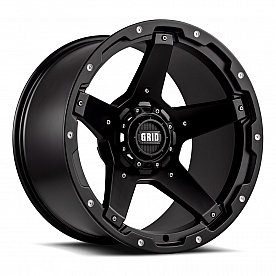 Grid Wheel GD04 - 18 x 9 Black - GD0418090237B1508