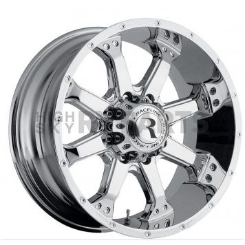 RaceLine Wheel 18 Diameter -6 Offset Aluminum Silver Single