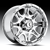 RaceLine Wheel 18 Diameter 25 Offset Aluminum Silver Single