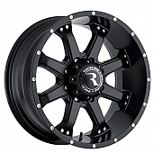 RaceLine Wheel 18 Diameter 25 Offset Aluminum Black Single