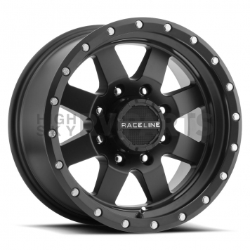 RaceLine Wheel 18 Diameter -12 Offset Aluminum Black Single