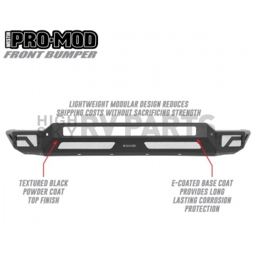 Westin Bumper Modular Pro-Mod Steel Black - 58-41225