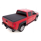 Lund International Tonneau Cover Soft Folding Black Matte Canvas/ Twill Weaved Fabric - 958292