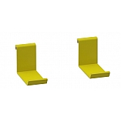 KargoMaster Storage Cabinet Equipment Hook  Yellow Set Of 2 - 40052