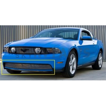 T-Rex Truck Products Bumper Grille Insert Full Horizontal Bar Polished Silver Billet Aluminum - 25519