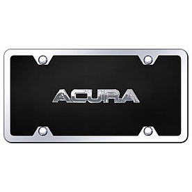 Automotive Gold License Plate - Acura Acrylic - BACUCBK