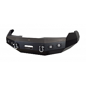 DV8 Bumper Modular Type Steel Black With 4 Flush LED Lights - FBFF1-02