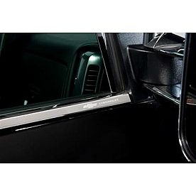Putco Window Trim - Chrome Plated Stainless Steel Silver - 97508GM
