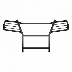Black Horse Offroad Grille Guard 1-1/2 Inch Black Powder Coated Steel - 17H01MA