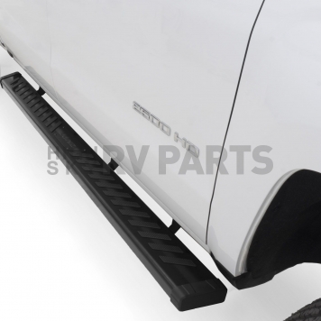 Lund International Running Board Black Powder Coated Steel Stationary - 28565030-1