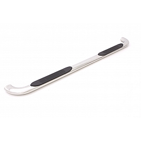 Lund Nerf Bar Stainless Steel Oval 4 Inch - Curved - 23291907