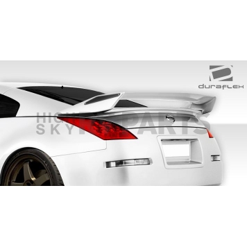 Extreme Dimensions Spoiler - 1 Piece Primered Fiberglass Black - 107696