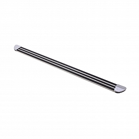 Lund International Running Board Bare Aluminum Stationary - 22908737