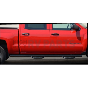 TrailFX Nerf Bar - Truck Wheel to Wheel Steel Round 3 Inch - A3203