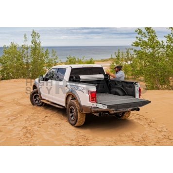 BAK Industries Tonneau Cover Hard Roll-Up Black Gloss Aluminum/ Vinyl - 39307-5