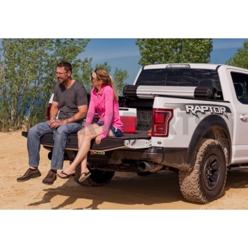 BAK Industries Tonneau Cover Hard Roll-Up Black Gloss Aluminum/ Vinyl - 39307-6