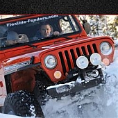 MCE Fender Fender Flare - Black Thermoplastic Olefin-TPO Textured Set Of 2 - FFTJG23F