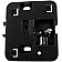 Help! By Dorman Interior Door Handle - Plastic Black Housing With Silver Lever Single - 82625
