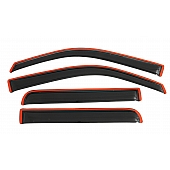 Auto Ventshade (AVS) Rainguard - Smoke Acrylic Set Of 4 - 194155
