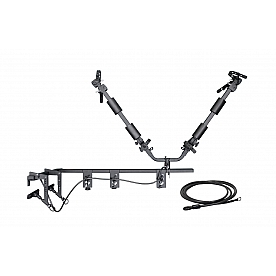Lets Go Aero Bike Rack - Bed Mount Holds 2 Bikes - B01809