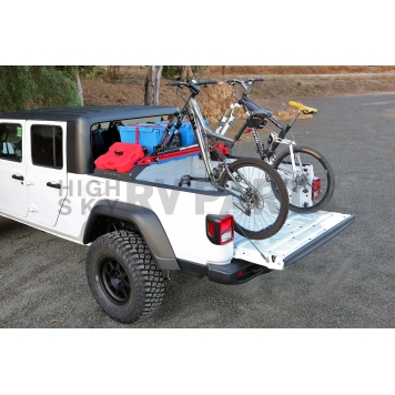 Fabtech Motorsports Bike Rack - Holds 1 Bike Bed Mount Aluminum - FTS24263-4