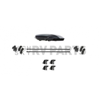 Yakima Cargo Carrier - Roof Rack Kit 15 Cubic Feet 80 Inch Black ABS Plastic - K0304201CE