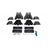 Rhino-Rack USA Roof Rack Mounting Kit Black Set Of 4 - RLKVA