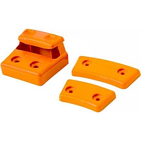 Daystar Liquid Storage Container Mount - Painted Plastic Orange - KU76148AG